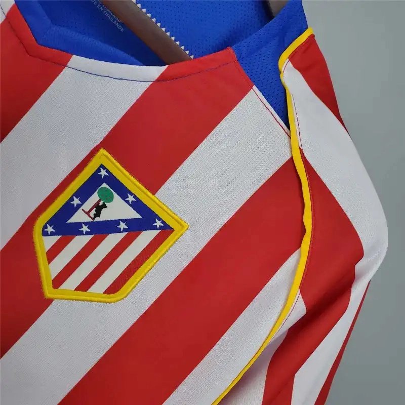 0029142726a146681276261d56ba00f488fff4de Atletico Madrid Retro Soccer Jersey Home Shirt 2004/05