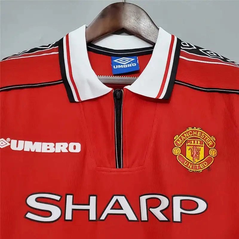 Manchester United Retro Home Football Jersey Shirt 1998/99