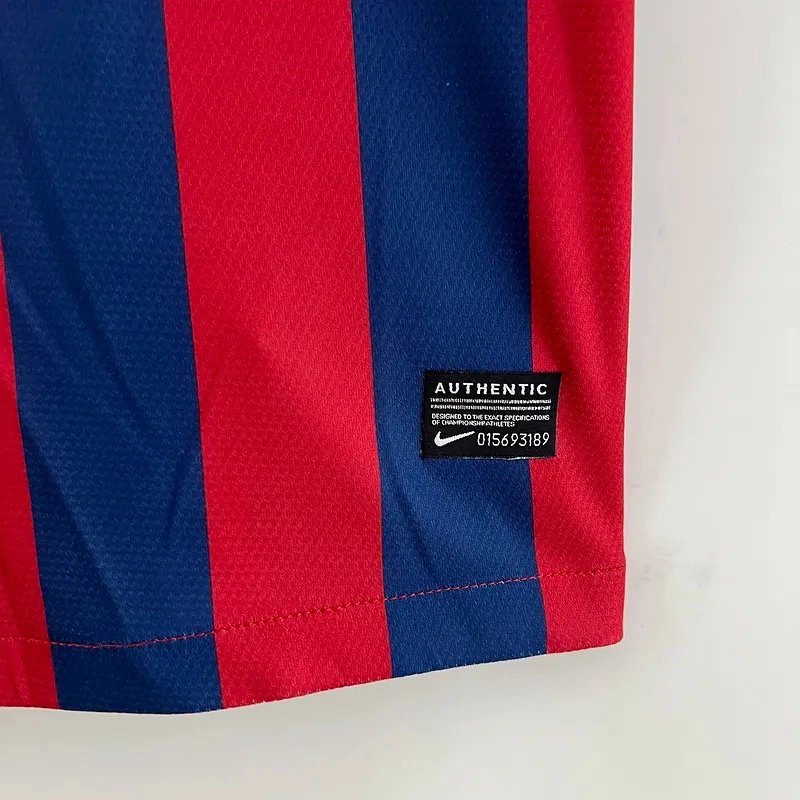 Barcelona Retro Jersey Home Soccer Shirt 2013-14