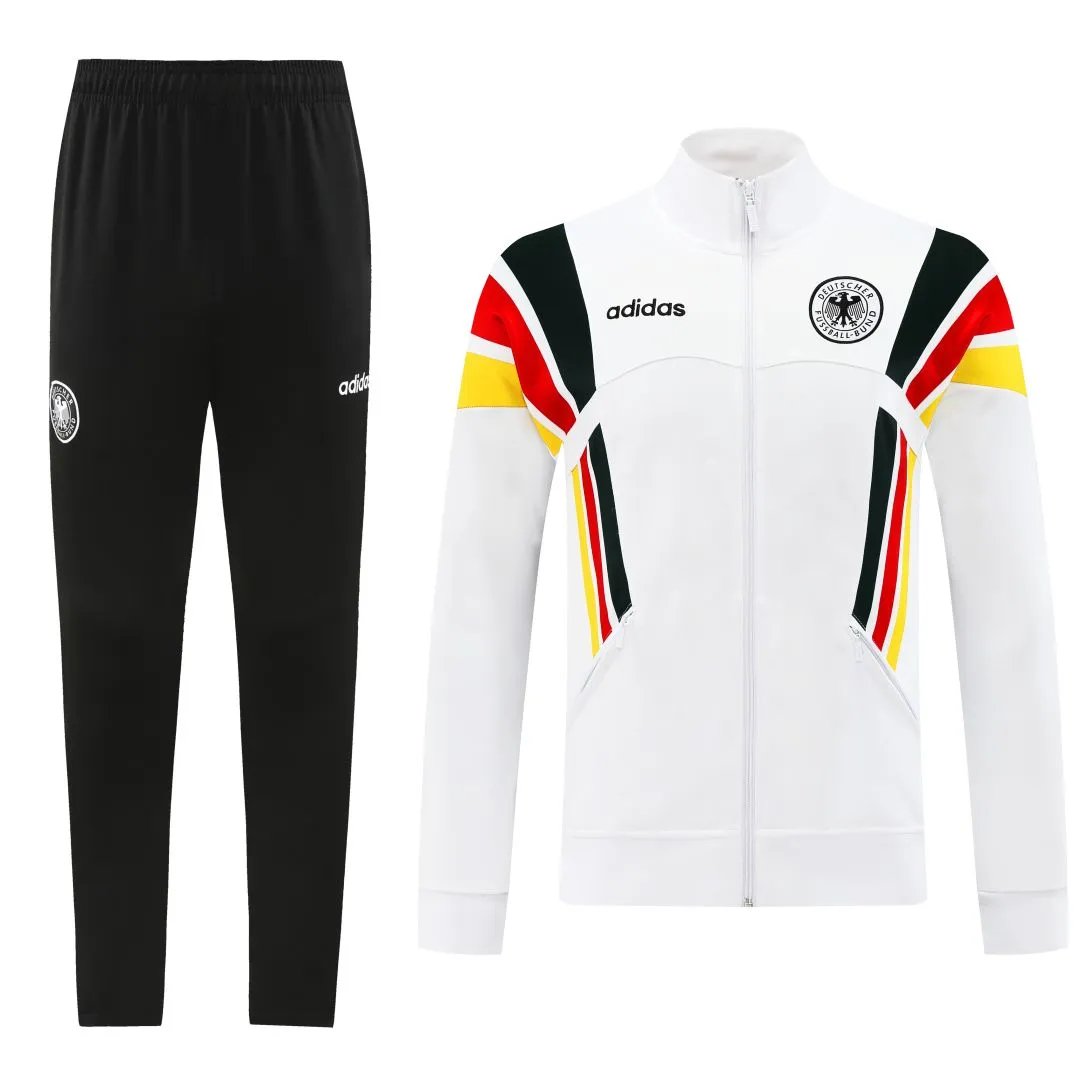 Germany Training Jacket Kit  (Jacket+Pants) White 2024