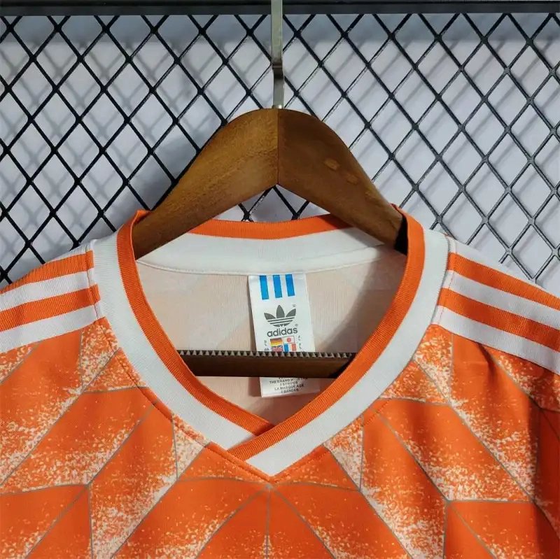 Netherlands Retro Jersey Custom Home Soccer Jersey 1988