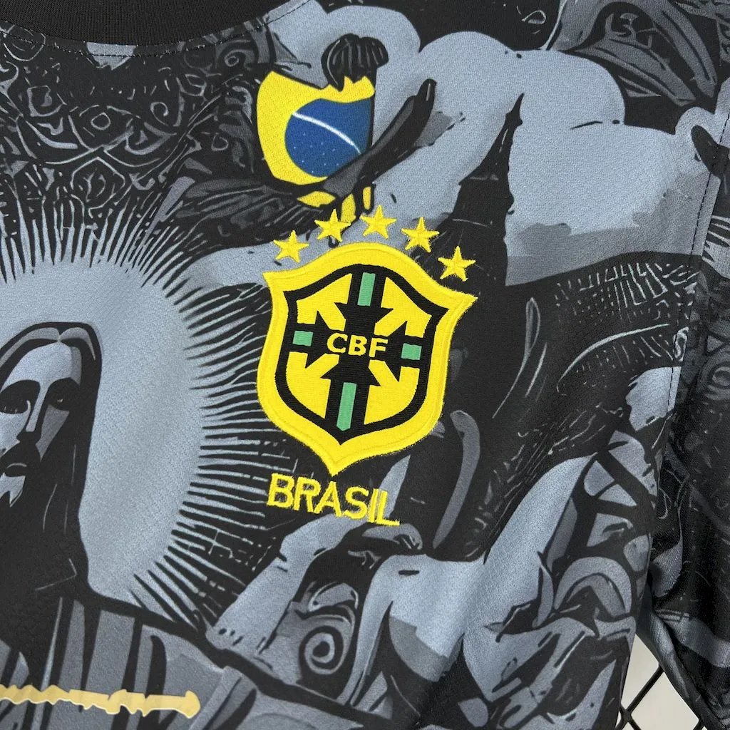 Brazil Soccer Jersey Jesus Custom Shirt 2024