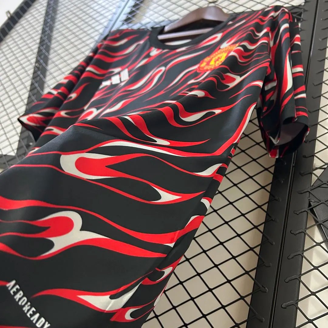 Manchester United Pre-Match Football Jersey Shirt 2025/26