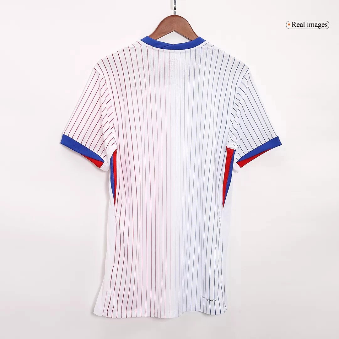 France Authentic Soccer Jersey Away Shirt EURO 2024