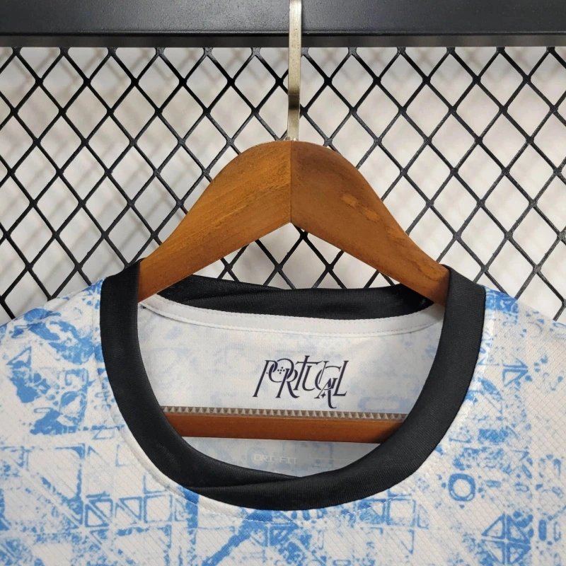 Portugal Soccer Jersey Away Long Sleeve Custom Shirt EURO 2024