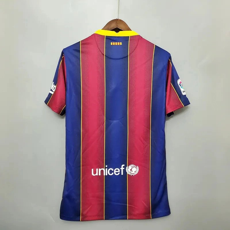 08c2d0ffe504d9435955944a056a54f49767ce46 Barcelona Retro Jersey Home Soccer Shirt 2020-21