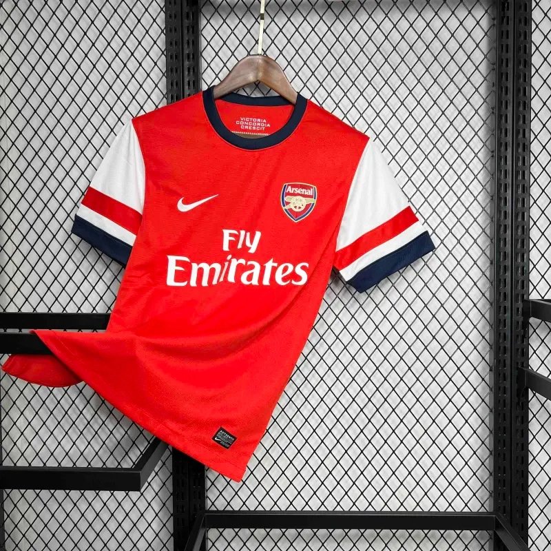 093678a7386ee0ba9d90d71ffbb1665c9fb77fa4 Arsenal Soccer Retro Jersey Home Custom Shirt 2012-13