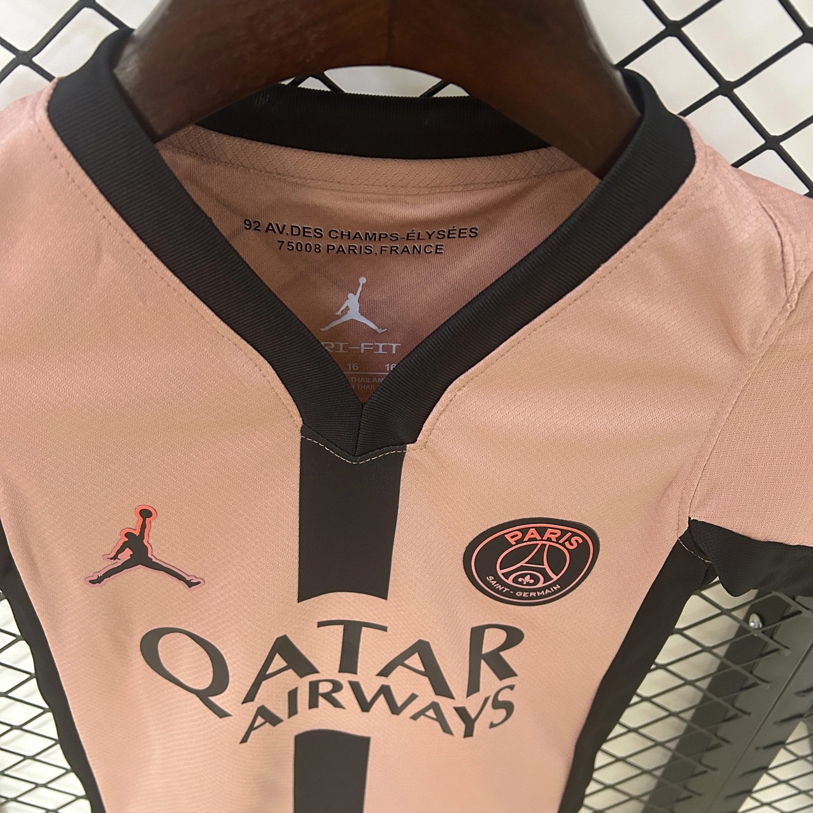 PSG Soccer Jersey Third Away Kids Kit Jersey+Shorts 2024/25