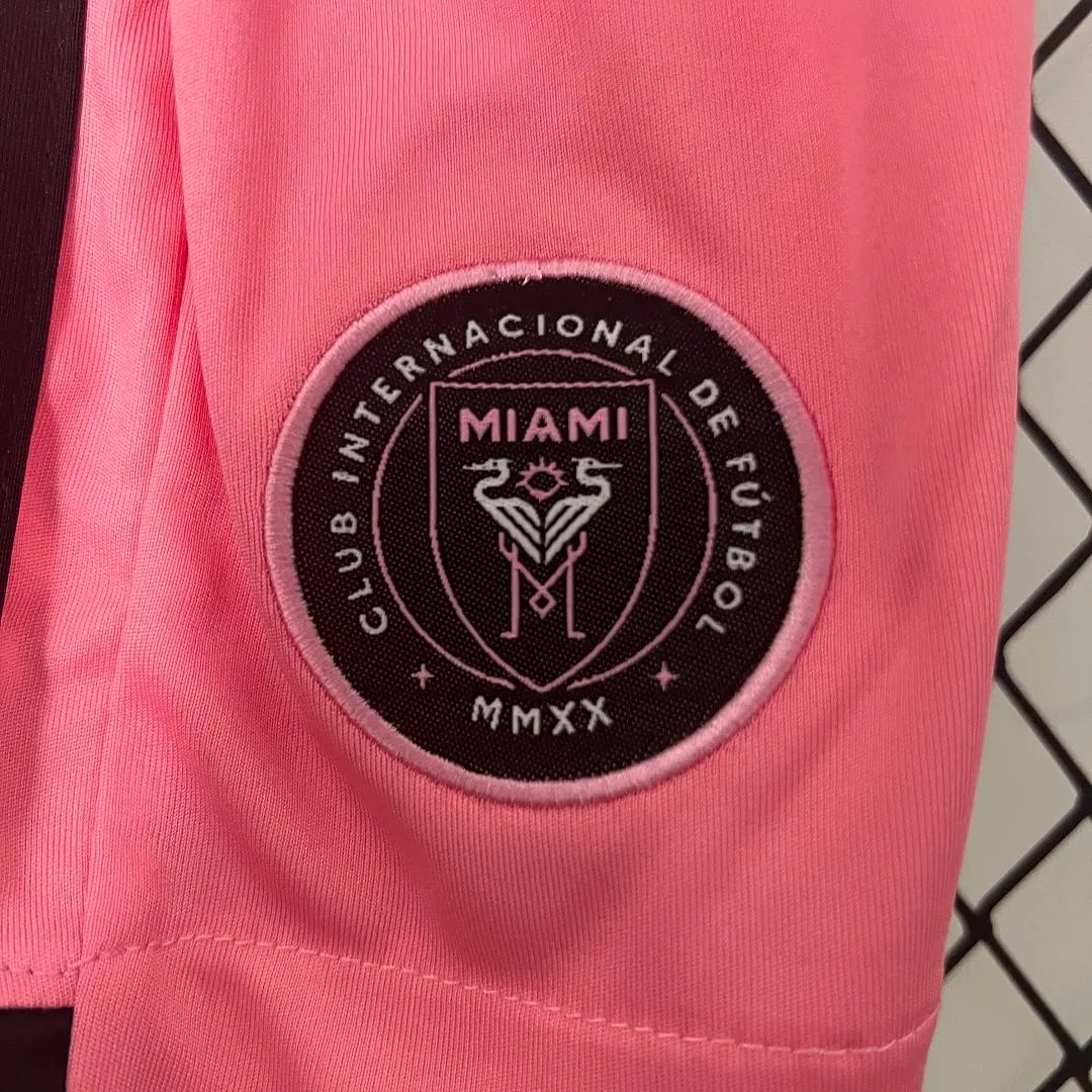Inter Miami Soccer Jersey Home Kids Kit Jersey+Shorts 2024