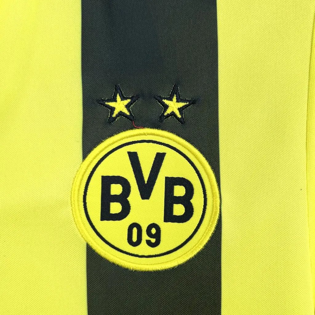 Borussia Dortmund Retro Jersey Home Soccer Shirt 2012-13