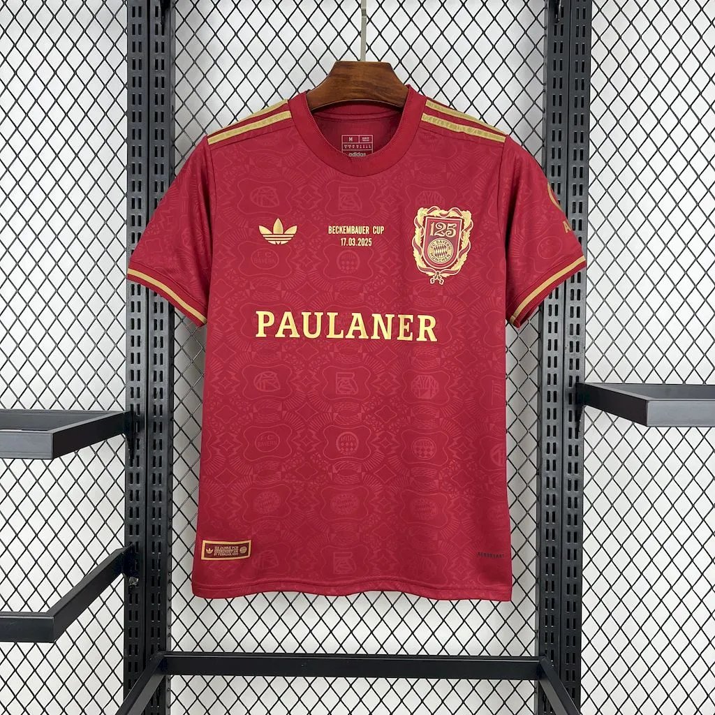 Bayern Munich Soccer Jersey 125th Anniversary Beckenbauer Cup Shirt 2025/26