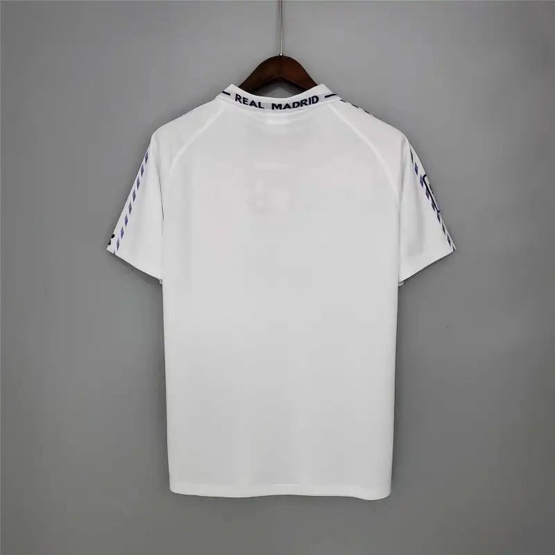 Real Madrid Retro Jersey Home Custom Soccer Shirt 1996-97