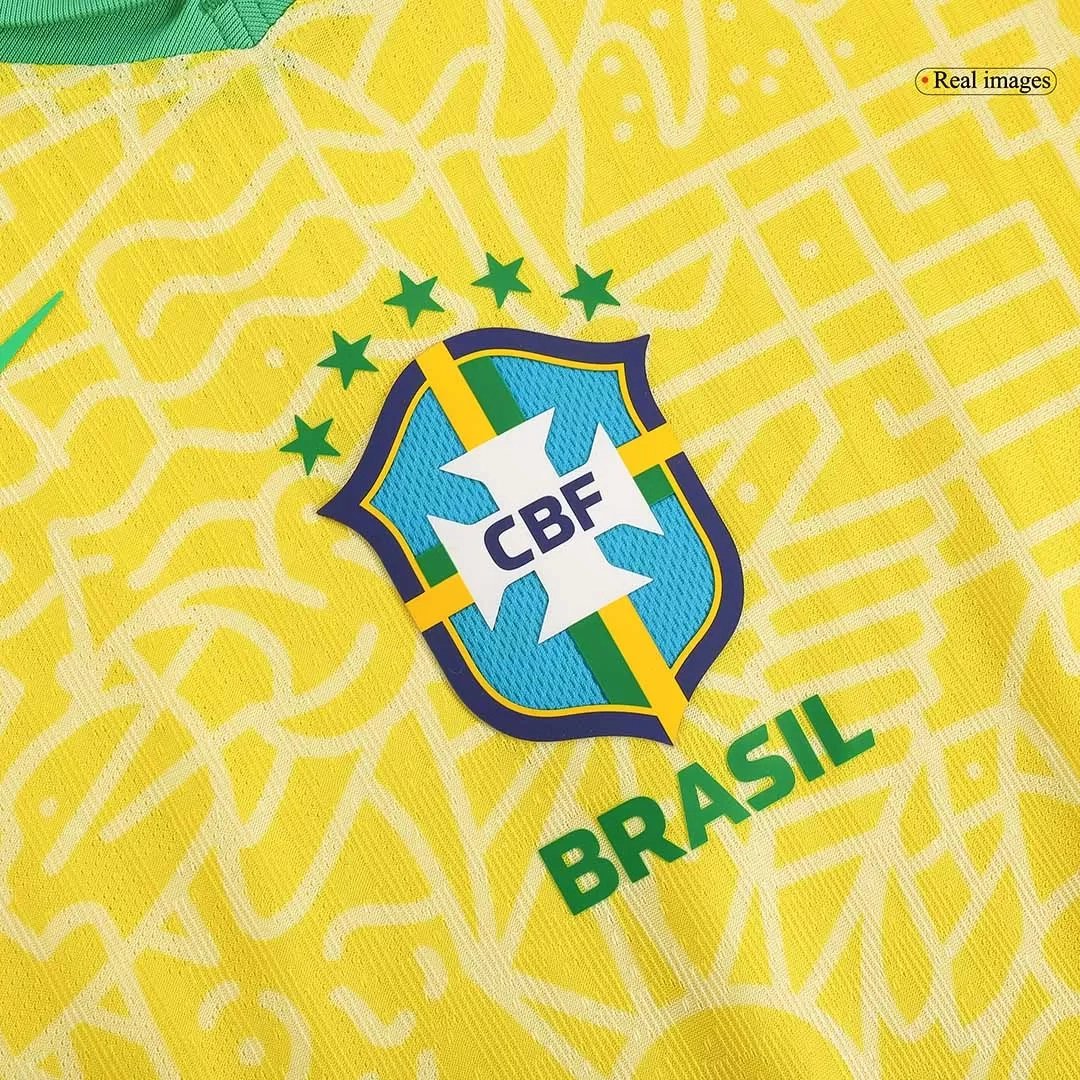 Brazil Authentic Soccer Jersey Home Shirt Copa America 2024