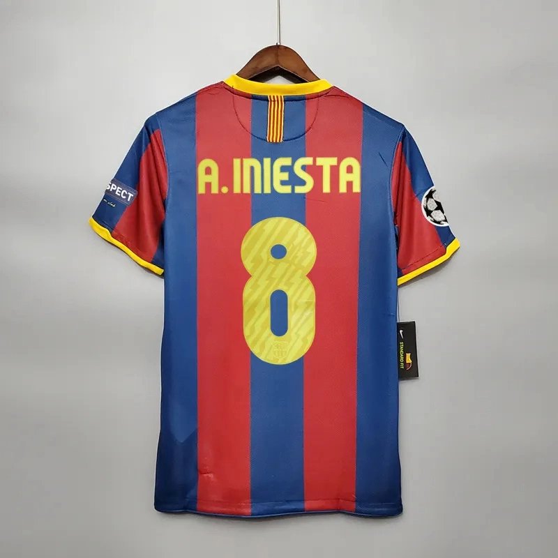 Barcelona Retro Jersey Home Soccer Shirt 2010-11