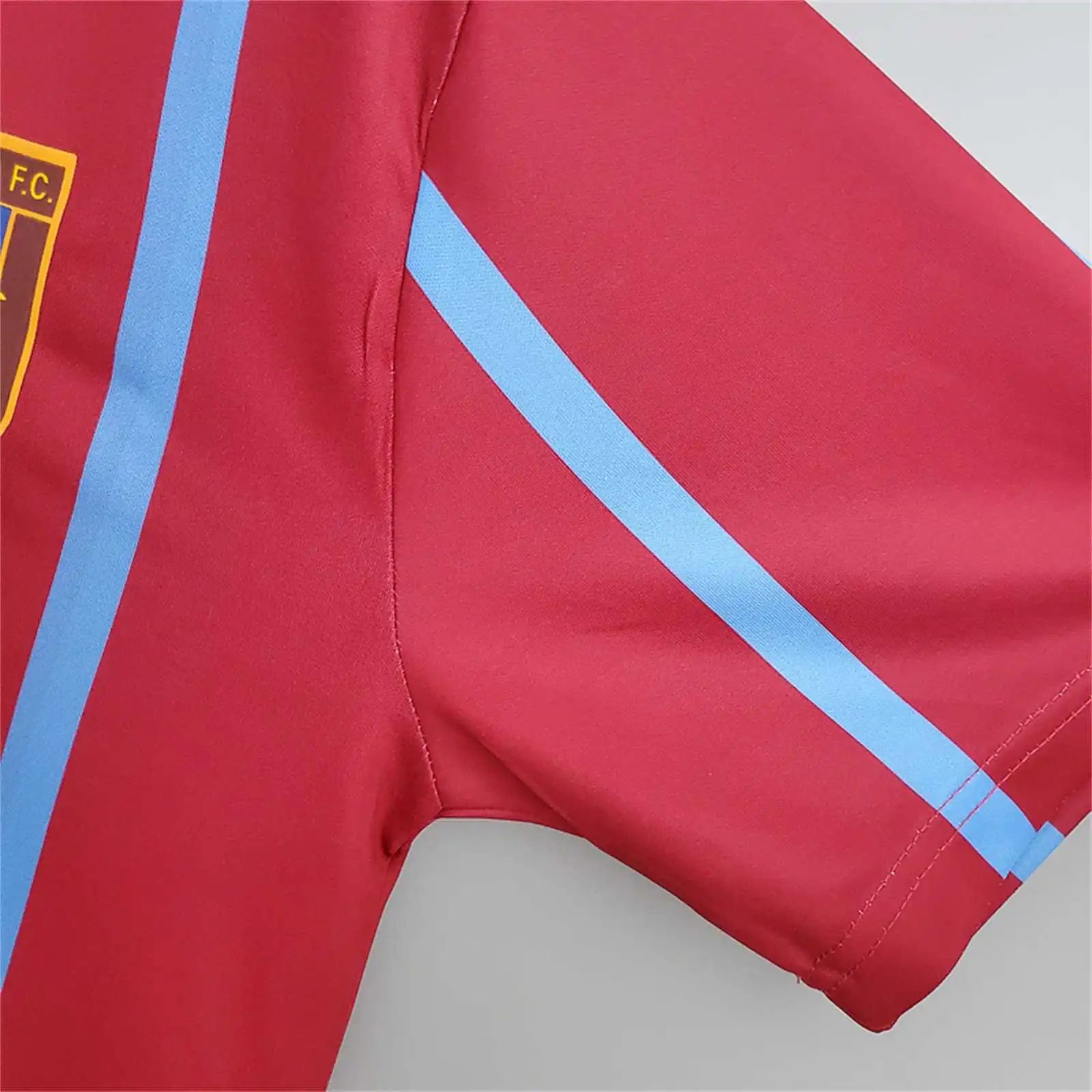 0ff0eb61aba43f8d9ce25fa751cc06de34d3ca9e Aston Villa Retro Football Jersey Home Custom Shirt 1993-95