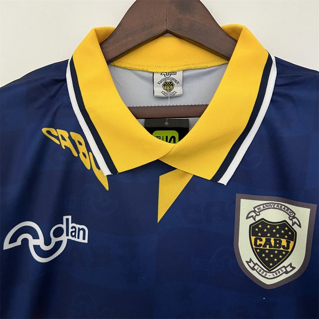 106edc69b49089236631cc02d0dd5364bfa83b83 Boca Juniors Retro Soccer Jersey Home Custom Shirt 1995/96