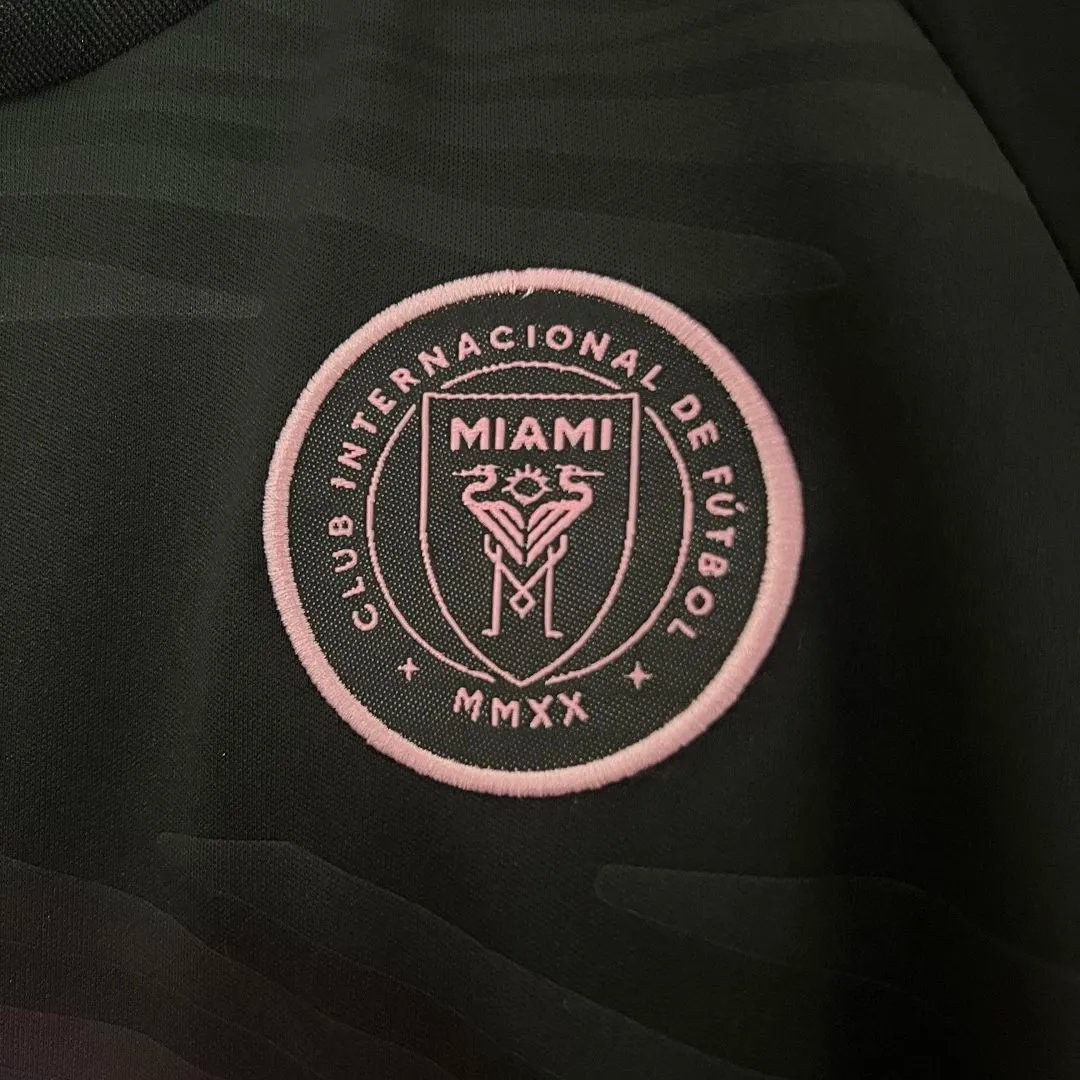 Inter Miami Soccer Jersey Away Kids Kit Jersey+Shorts 2024