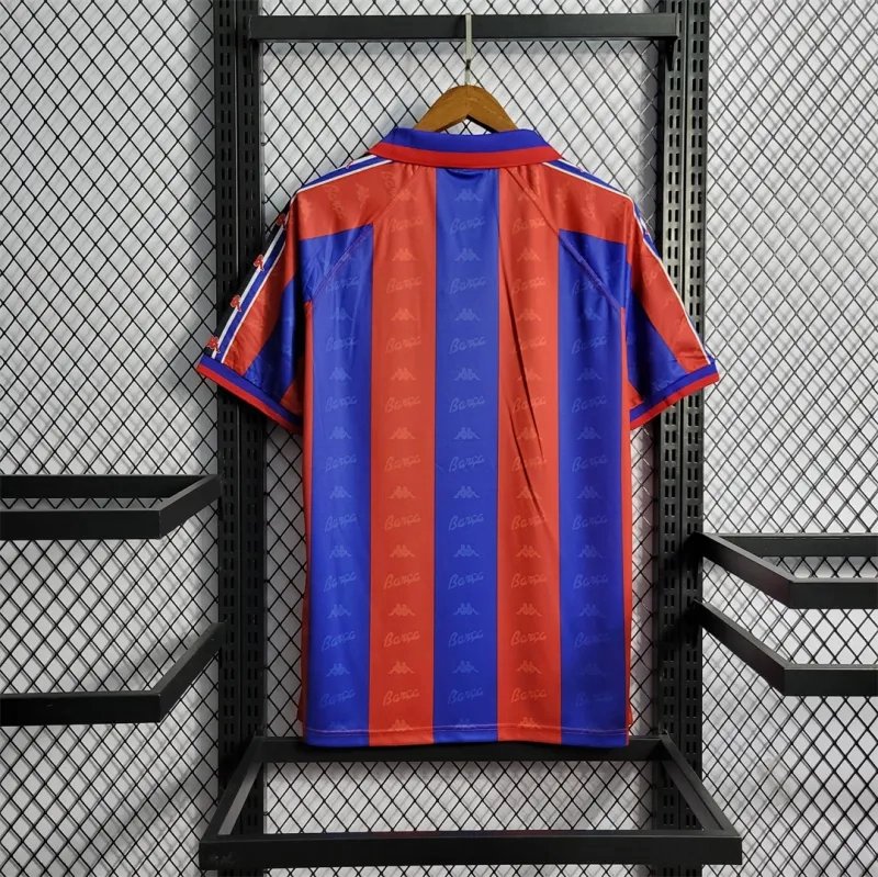 10d7f53c95c91acd22902f377d165ce81365caab Barcelona Retro Jersey Home Soccer Shirt 1996-97