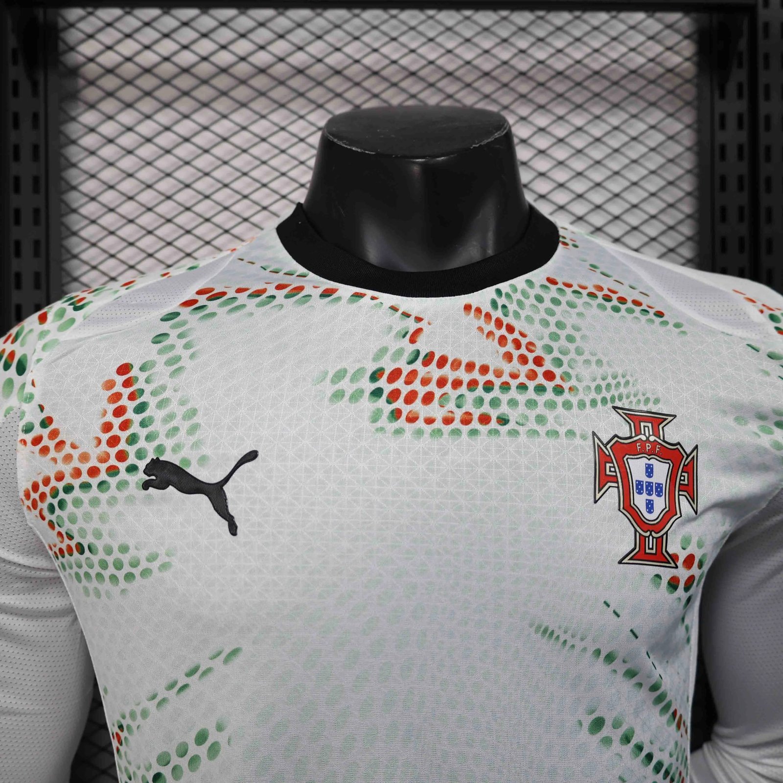 Portugal Authentic Soccer Jersey Away Long Sleeve Shirt 2025