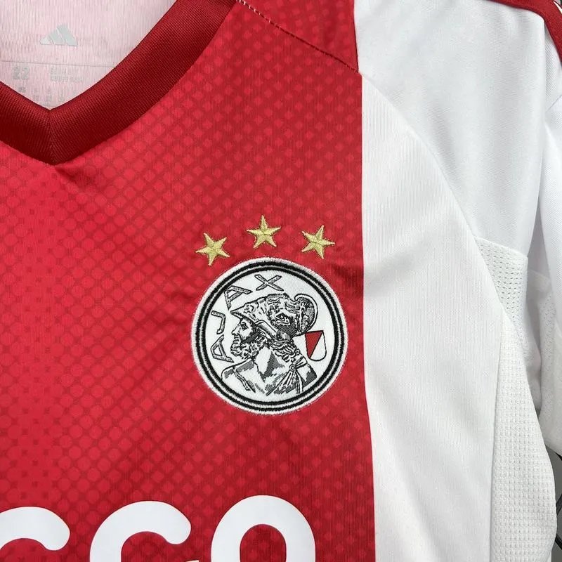 Ajax Home Kids Kit Jerseys+Shorts 2025/26