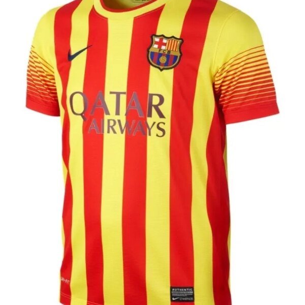 Barcelona Retro Jersey Away Soccer Shirt 2013-14