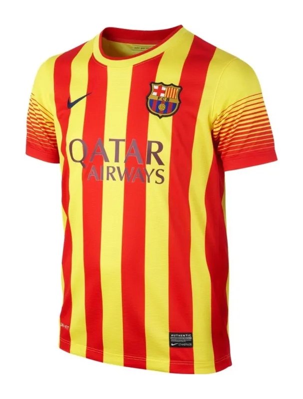 Barcelona Retro Jersey Away Soccer Shirt 2013-14