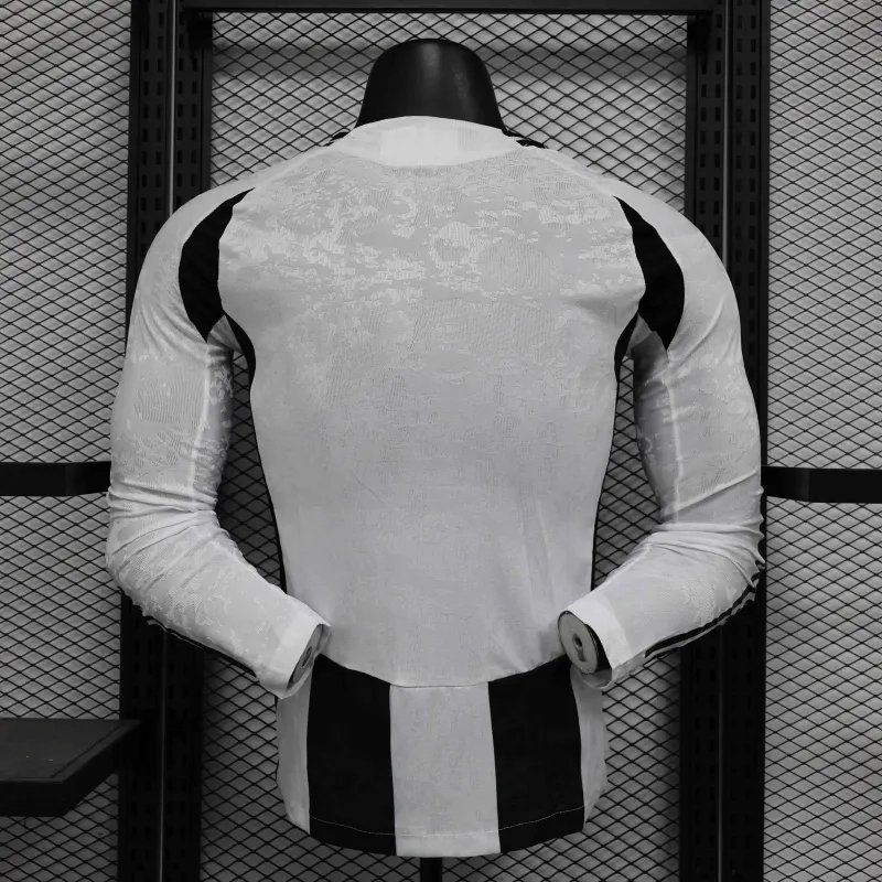 Juventus Authentic Soccer Jersey Home Long Sleeve Shirt 2024/25