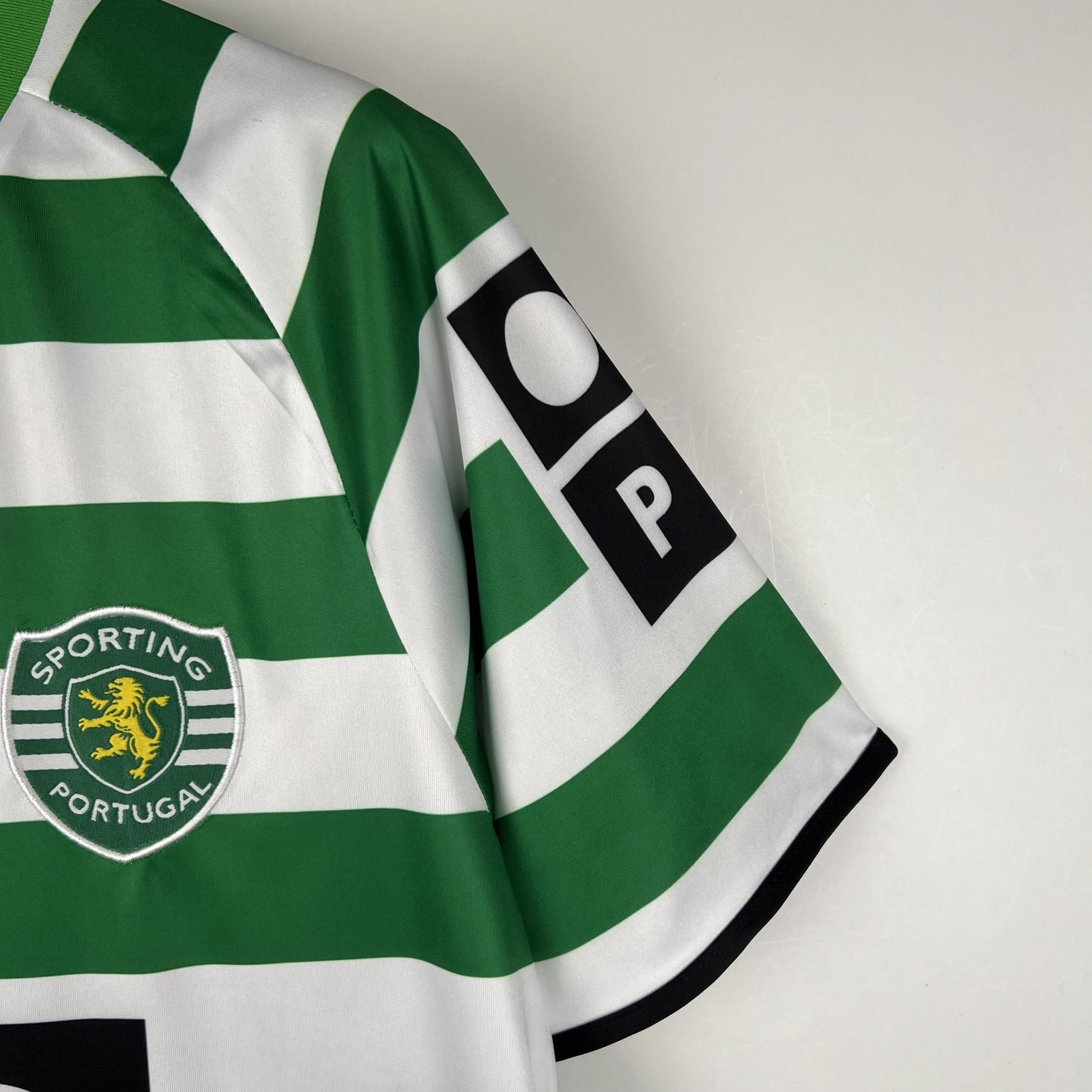 Sporting CP Retro Soccer Jersey Home Custom Shirt 2003/04
