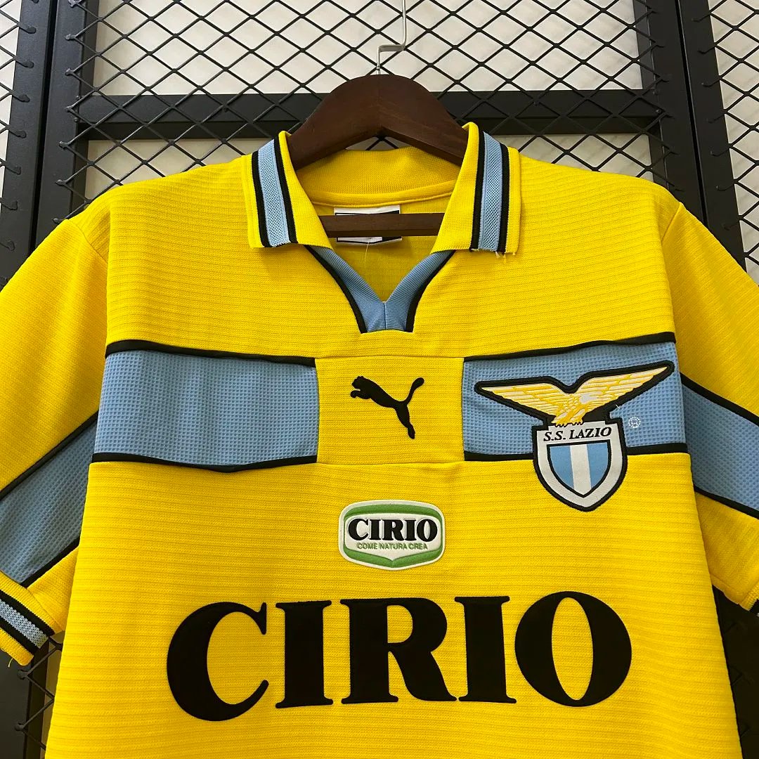 Lazio Retro Soccer Jersey Away Custom Shirt 1998-00