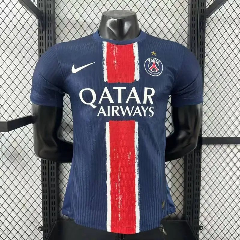 Authentic Soccer Jersey PSG Home x Champions of Europe Shirt 2024/25