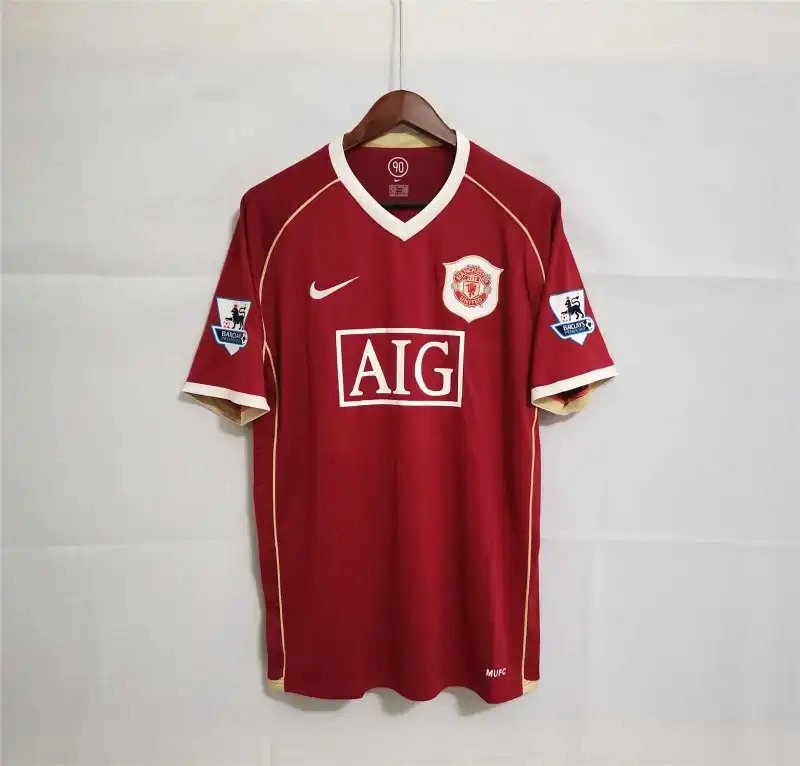 Manchester United Retro Home Football Jersey Shirt 2006/07