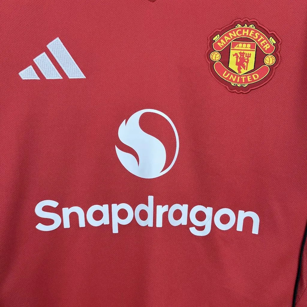 Manchester United Home Football Jersey Shirt 2025/26.