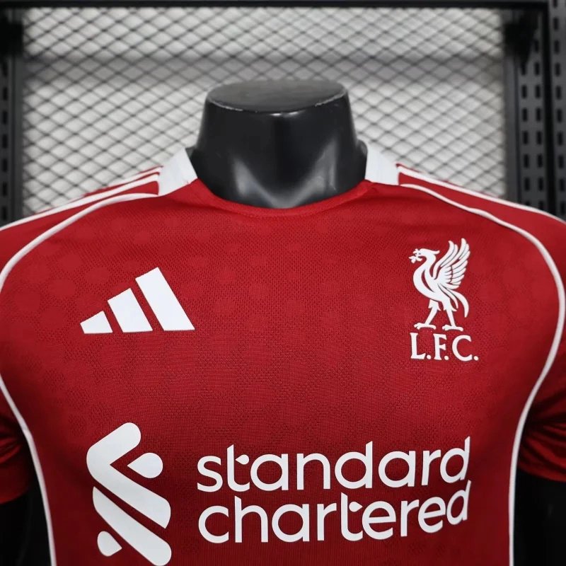 Liverpool Authentic Football Jersey Home Shirt 2025/26.
