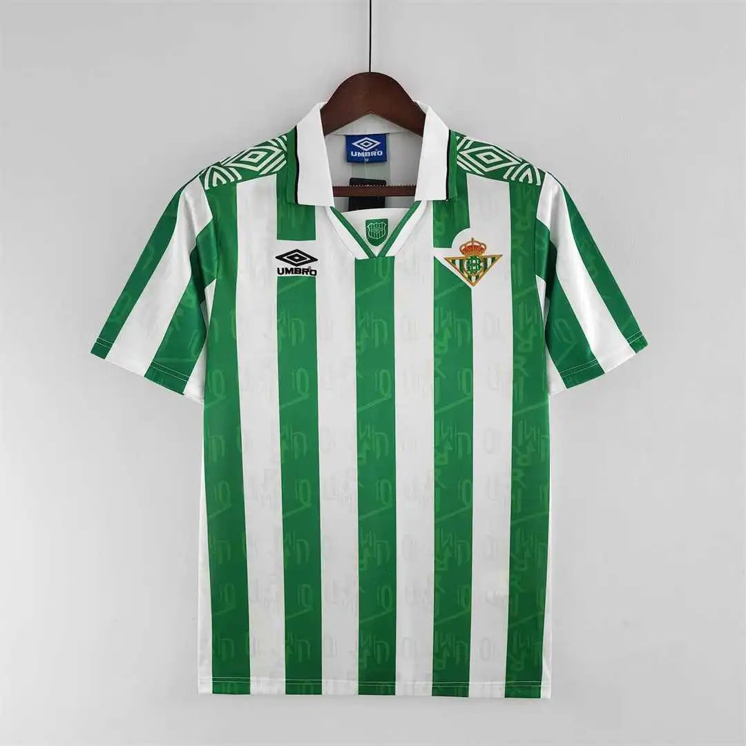 Real Betis Retro Jersey Home Soccer Shirt 1994/95