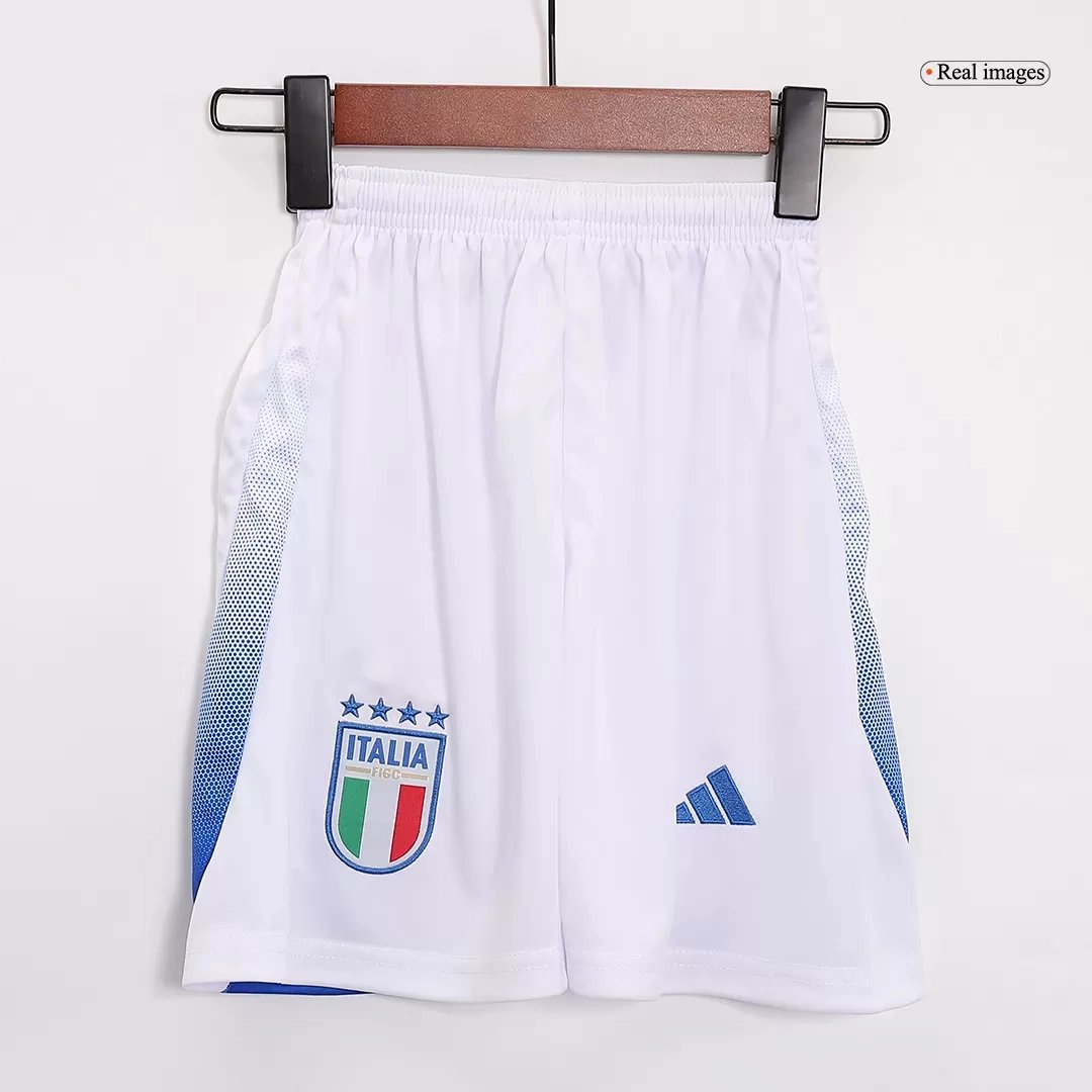 Italy Home Football Uniform Kids Kit Jersey+Shorts EURO 2024