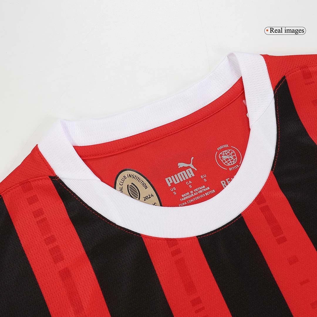 AC Milan Soccer Jersey Home Custom Shirt 2024/25