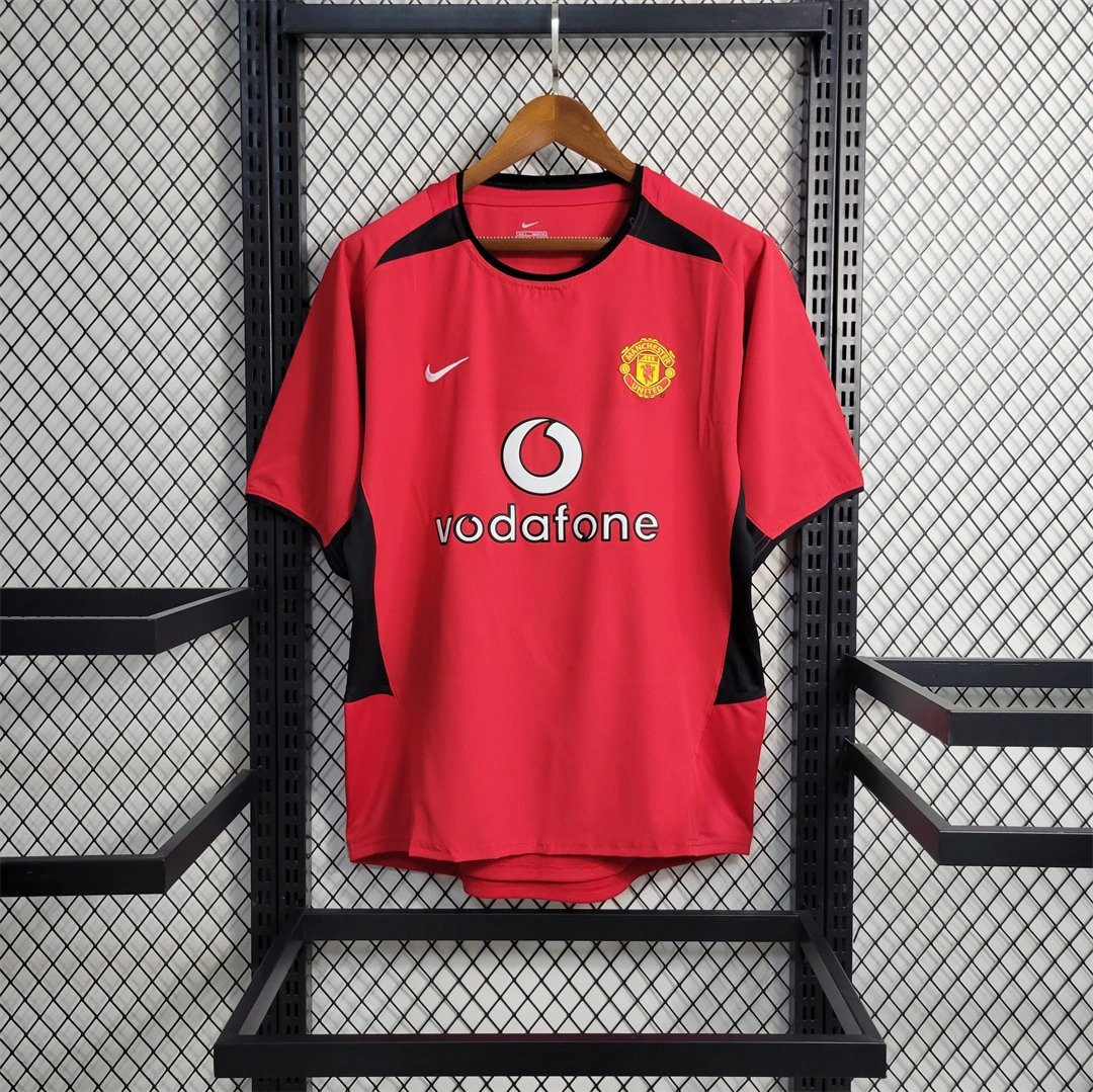 Manchester United Retro Home Football Jersey Shirt 2002/04