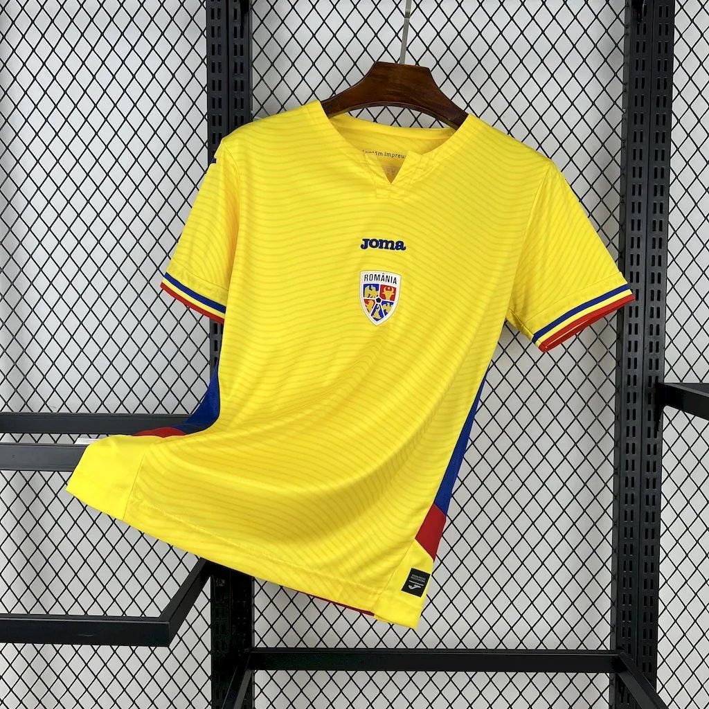 Romania Soccer Jersey Home Custom Shirt 2025/26