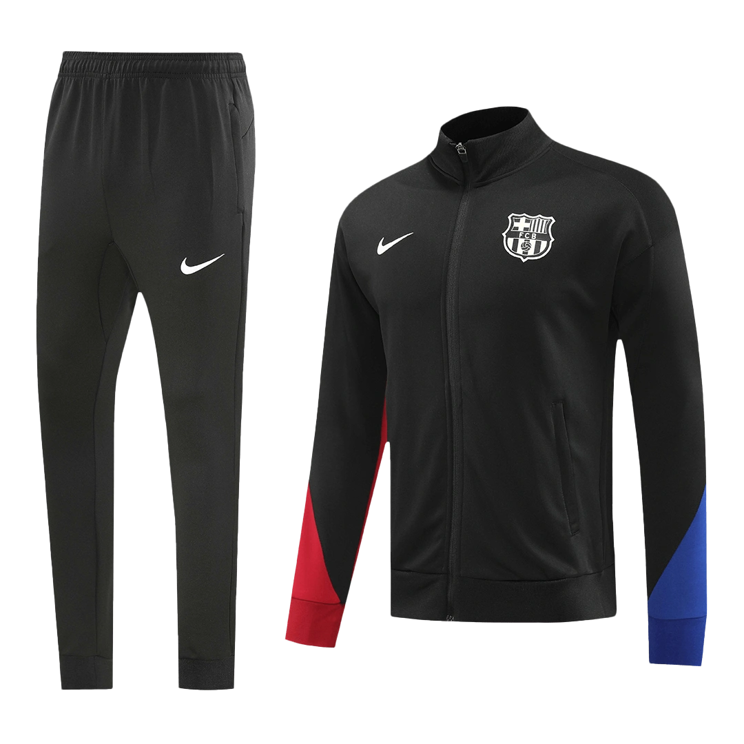 Barcelona Training Jacket Kit (Jacket+Pants) Black 2024/25