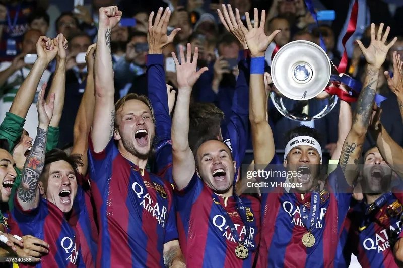 Authentic Barcelona Retro Jersey Home Soccer Shirt 2014-15