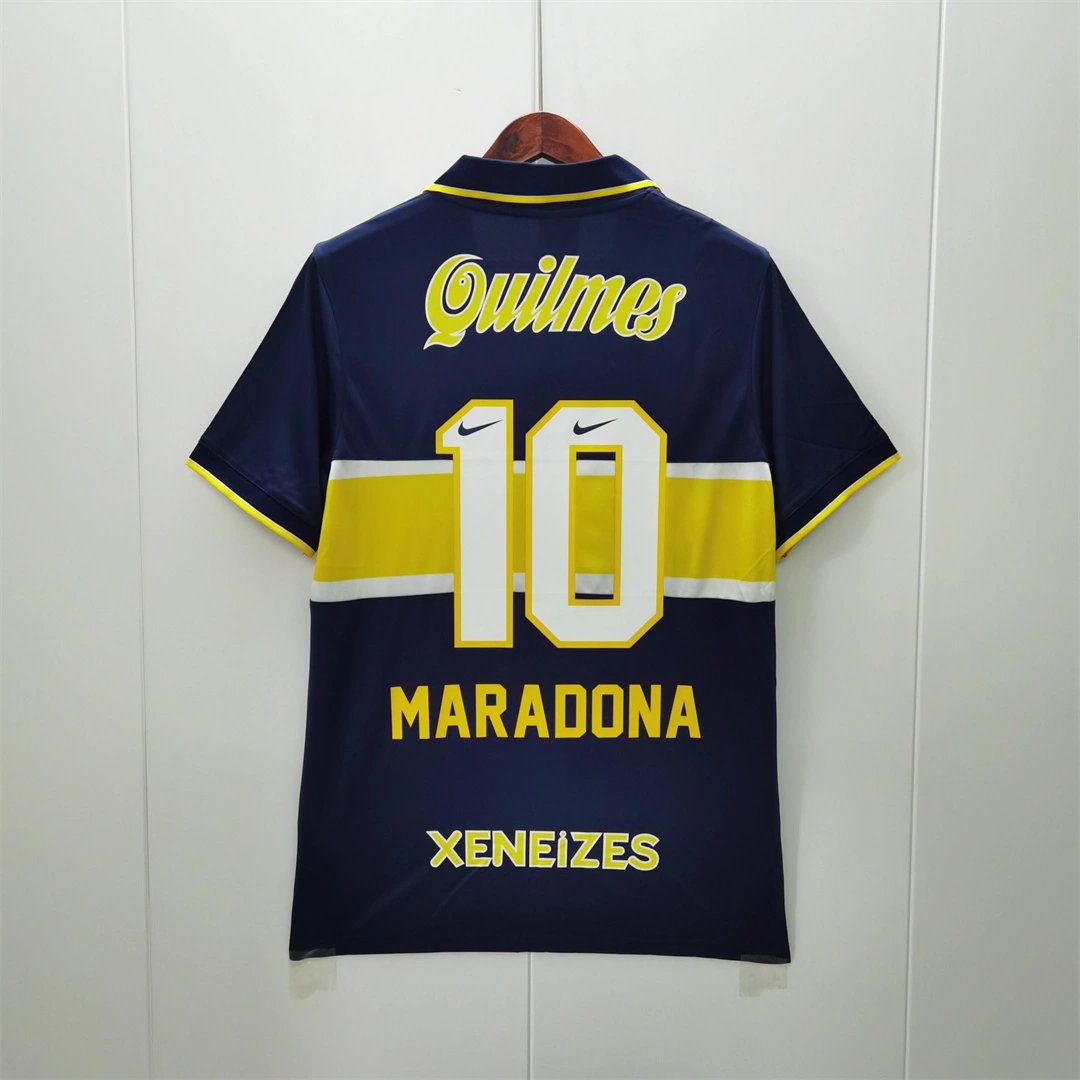 Boca Juniors Retro Soccer Jersey Home Custom Shirt 1996/97