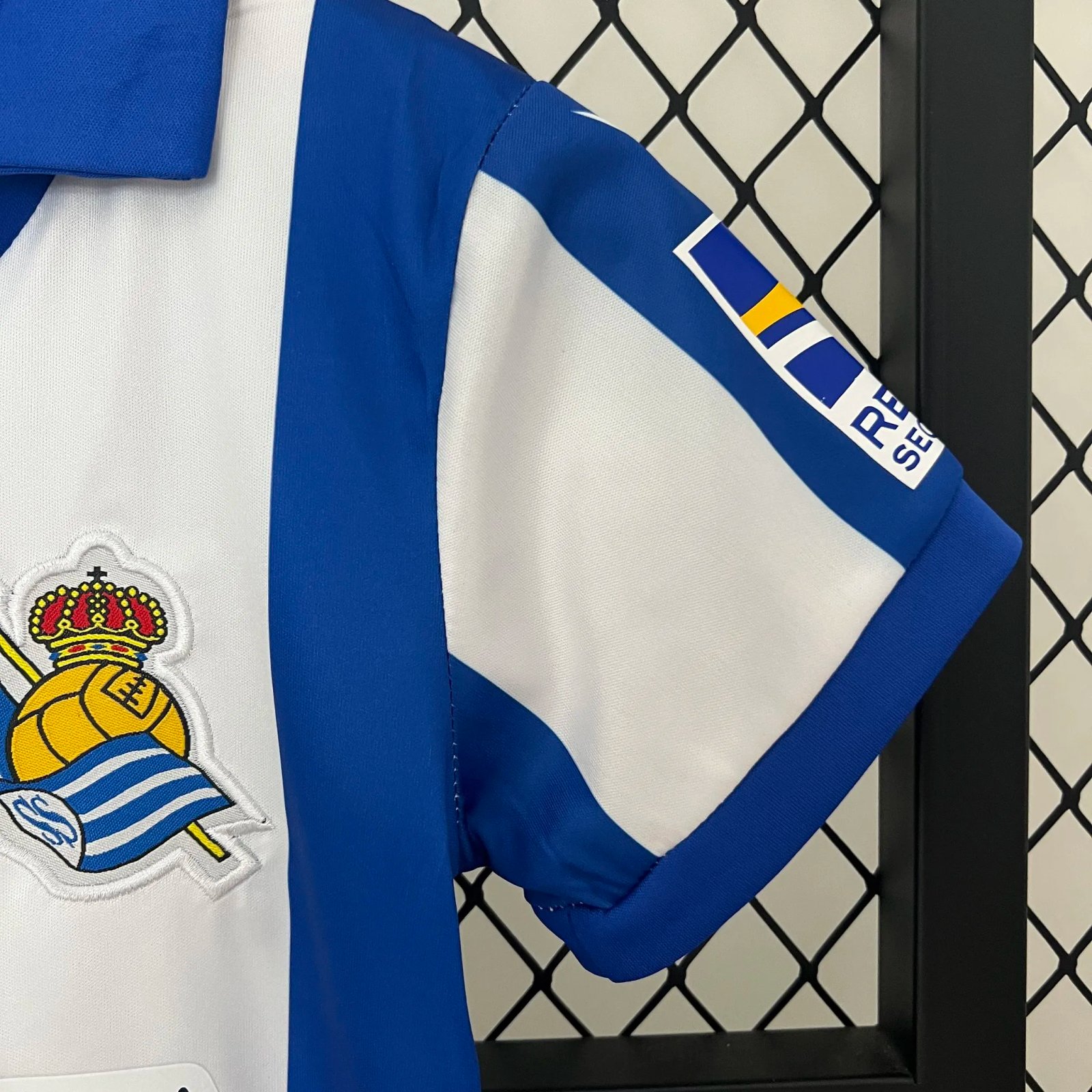 Real Sociedad Soccer Jersey Home Kids Kit Jersey+Shorts 2024/25