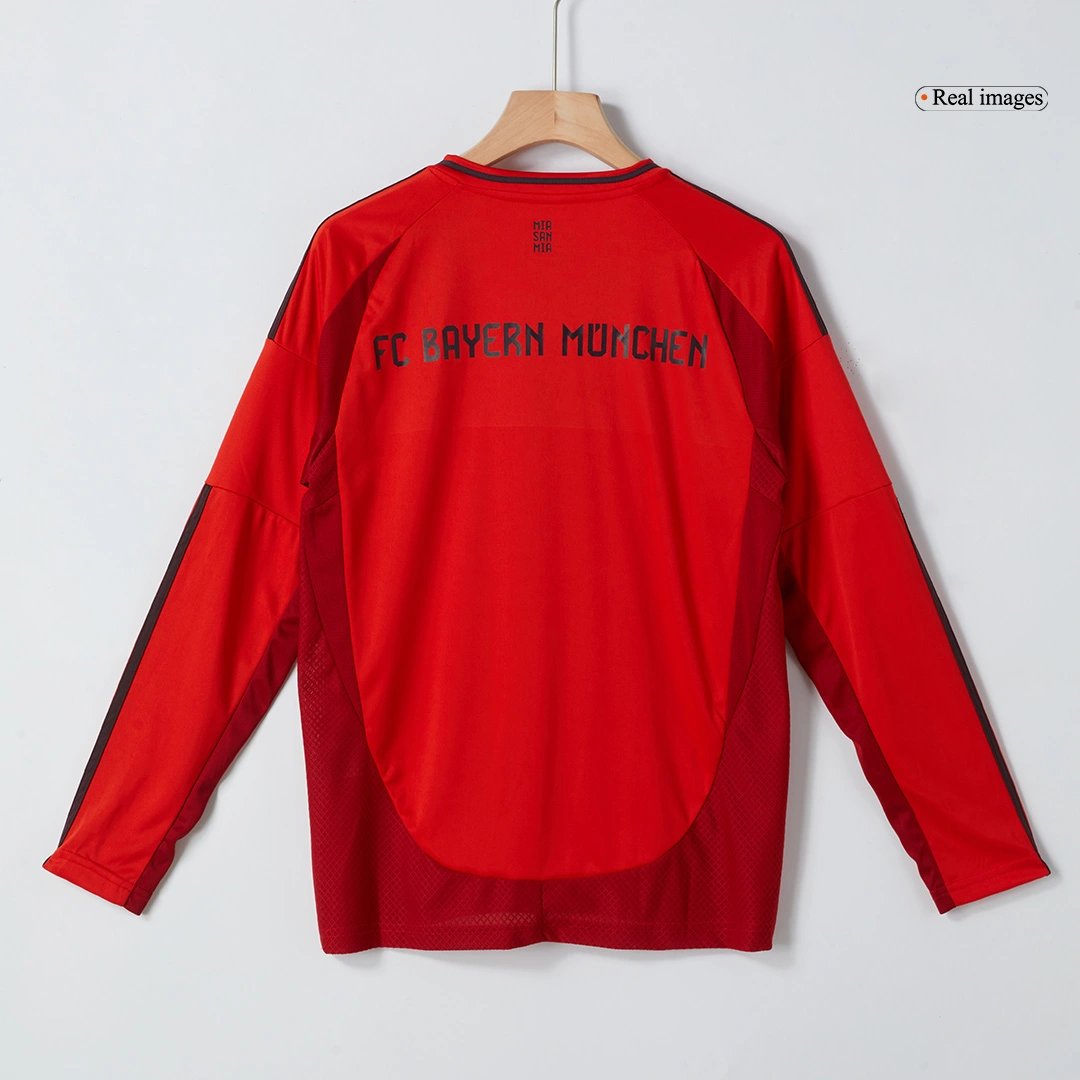 Bayern Munich Long Sleeve Jersey Home Football Shirt 2024/25