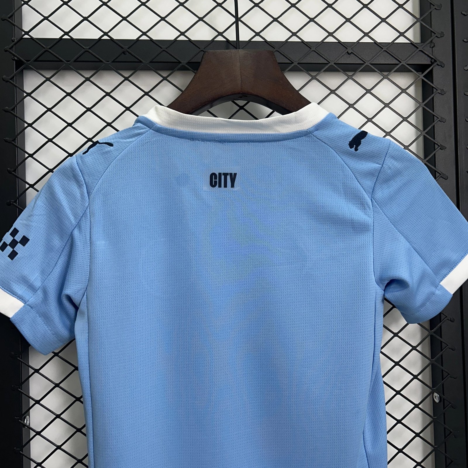 Manchester City Home Kids Kit Jersey+Shorts 2025/26