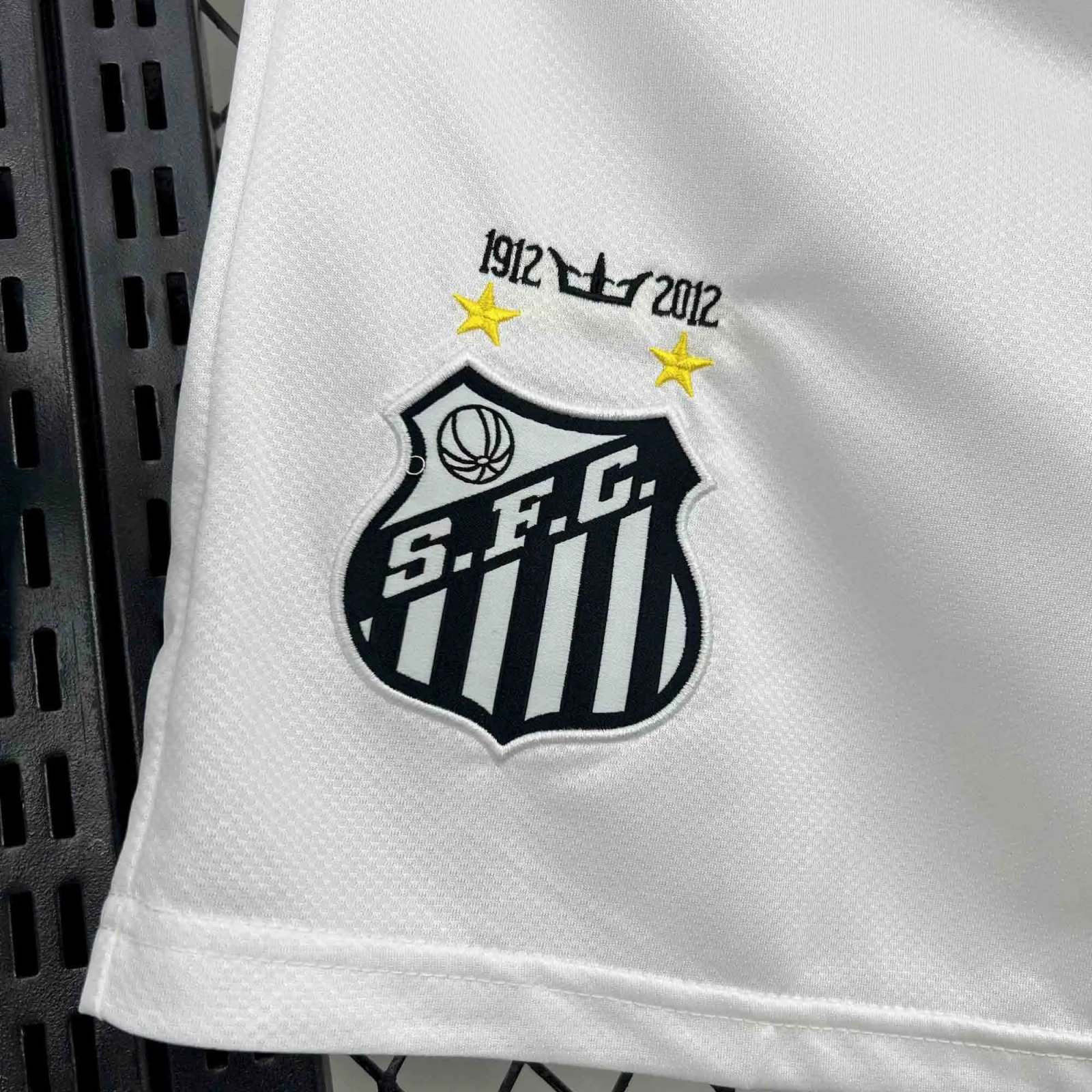 Santos FC Retro Soccer Jersey Home Custom Shorts 2012
