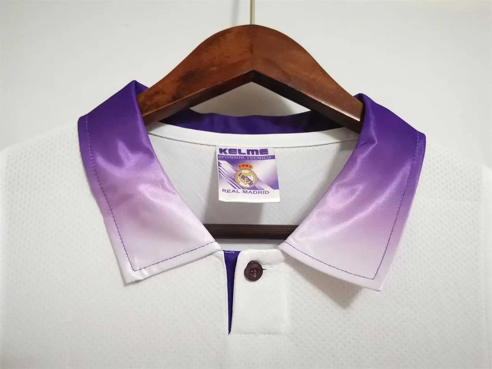 Real Madrid Retro Jersey Home Custom Soccer Shirt 1997-98