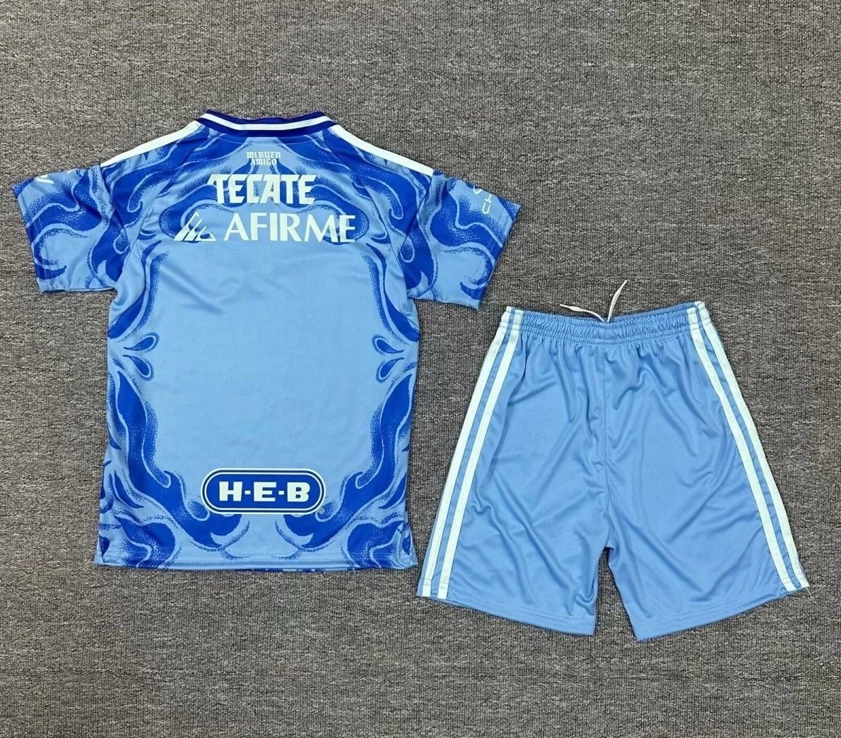 Tigres UANL Soccer Jersey Away Kids Kit Jersey+Shorts 2025/26