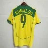 Brazil Retro Jersey Custom Home Soccer Jersey 2004