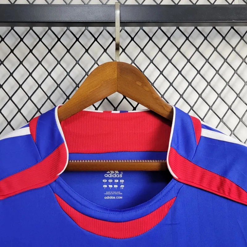 France Retro Soccer Jersey Home Custom Shirt World Cup 2006