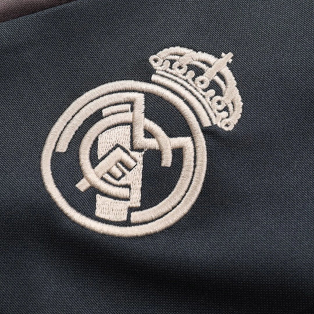 Real Madrid Zipper Sweat Kit (Top+Pants) 2024/25